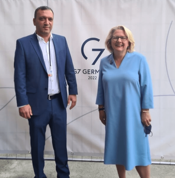 ELS mit der Bundeministerin für Entwicklung Svenja Schulze 